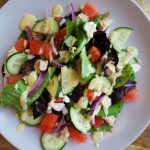 easy healthy watermelon chicken salad