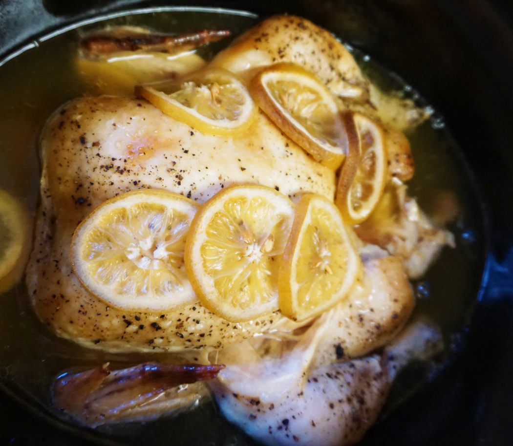 Easy roast chicken that you can make right in your slow cooker!