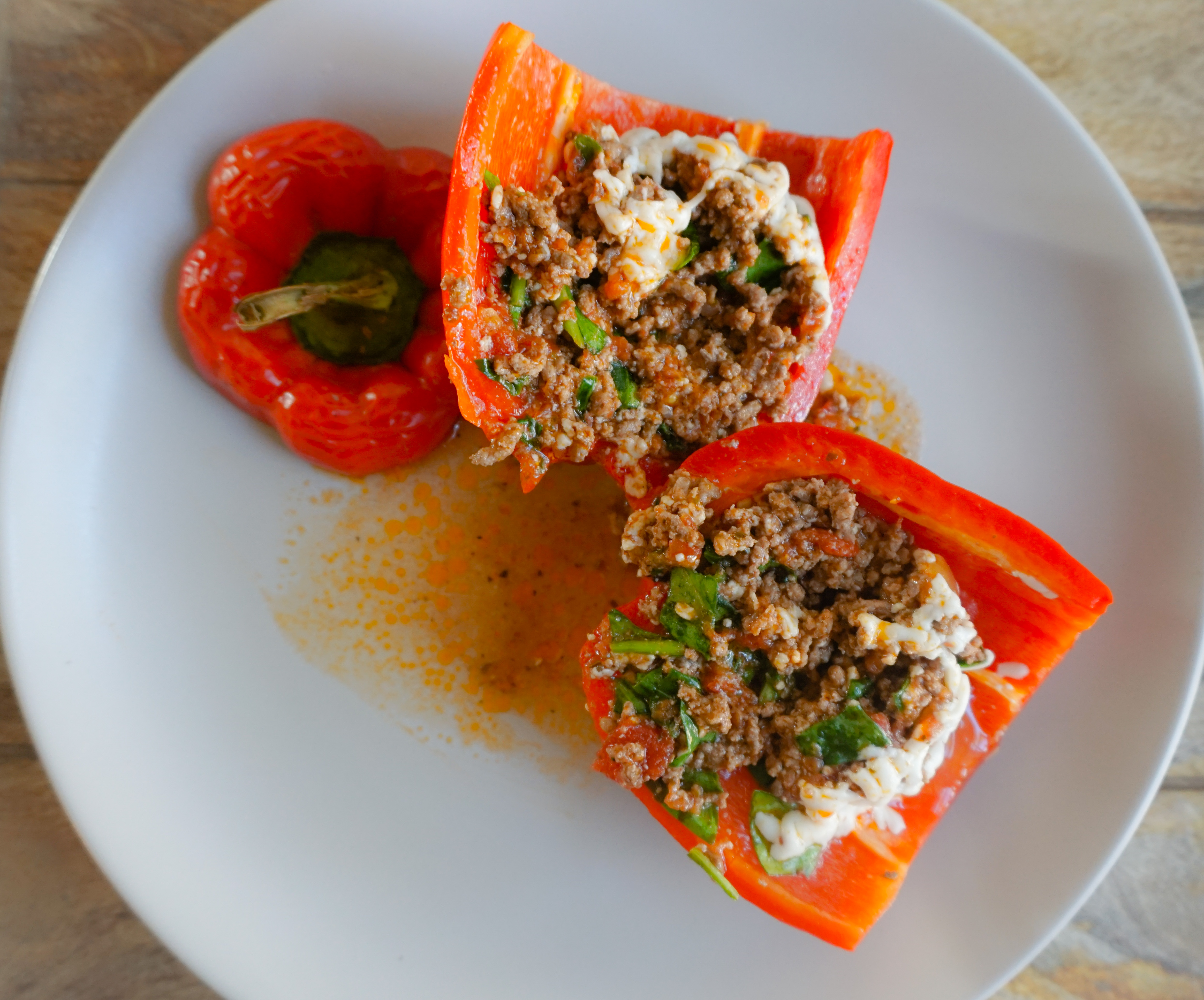 quinoa beef dairy free low carb bell pepper healthy