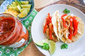 healthy easy fast slow cooker chicken fajitas samantha elaine