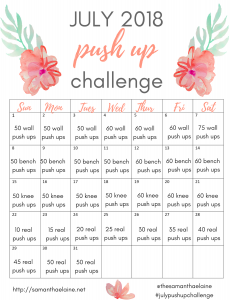 push up workout challenge